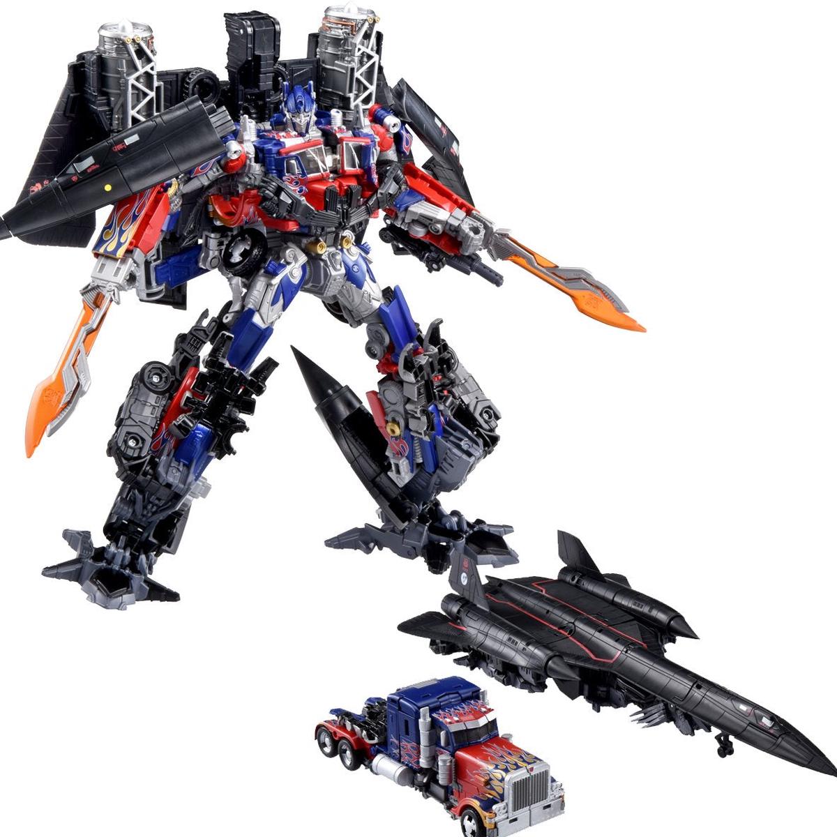 Transformers Dramatic Capture Series Jetfire Combine Optimus Prime Set