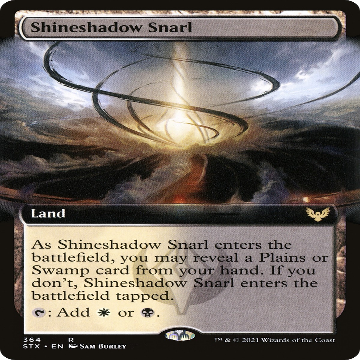 Shineshadow Snarl (STX-364) - Strixhaven School of Mages (Extended Art) Foil