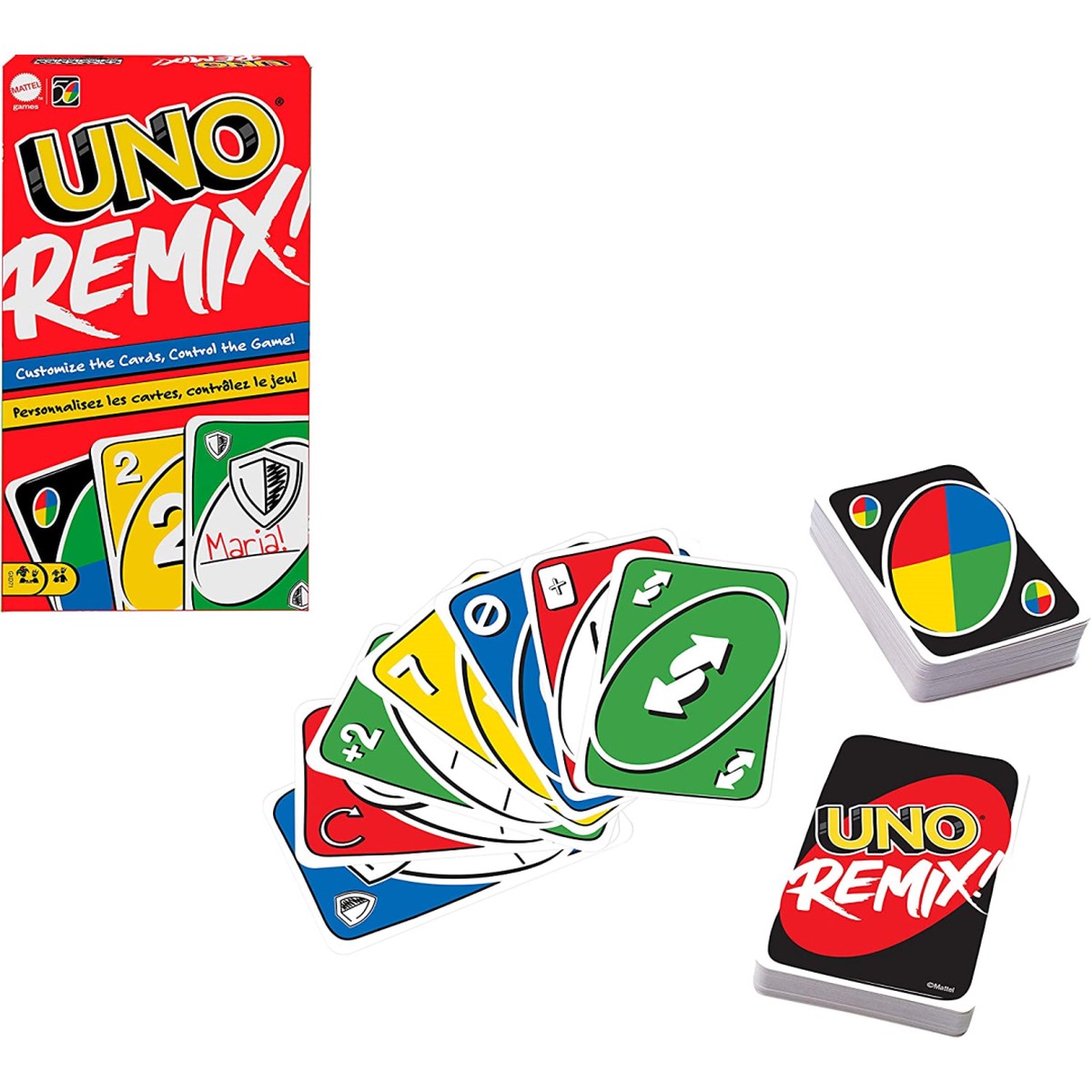 Uno Remix Card Game by Mattel