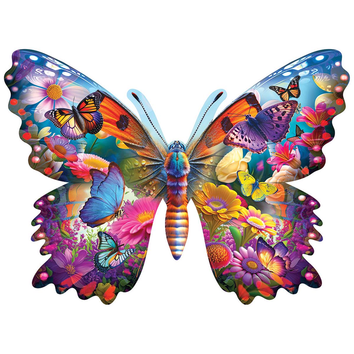 Butterfly Shaped Jigsaw Puzzle