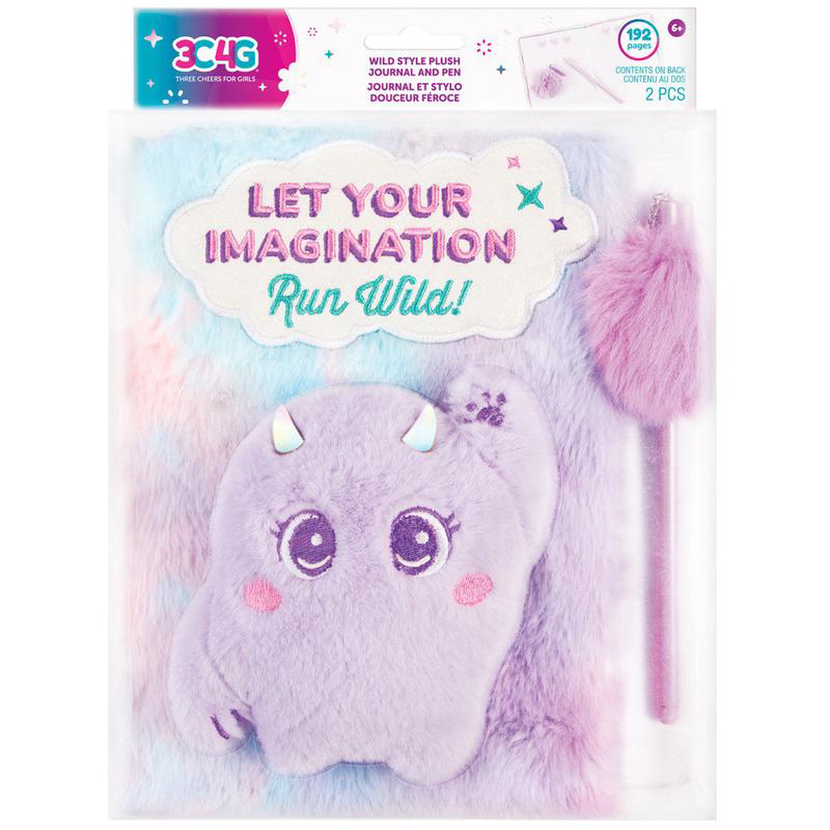 3C4G Imagination Land Wild Style Plush Journal 038 Pen 8211 Fuzzy Friend 8211 192 Pages