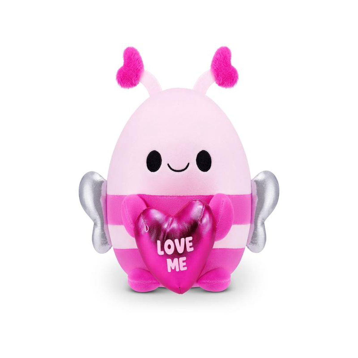ZURU Snackles Series 2 Valentine 8 Inch Plush Bumblebee with Heart-Shaped Accessory