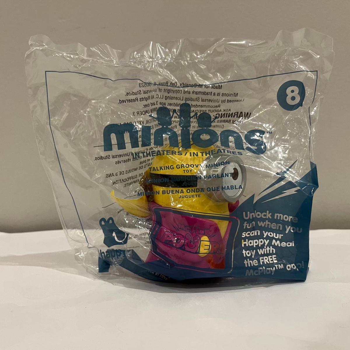 Talking Groovy Minion 8 - Minions - McDonalds 2015