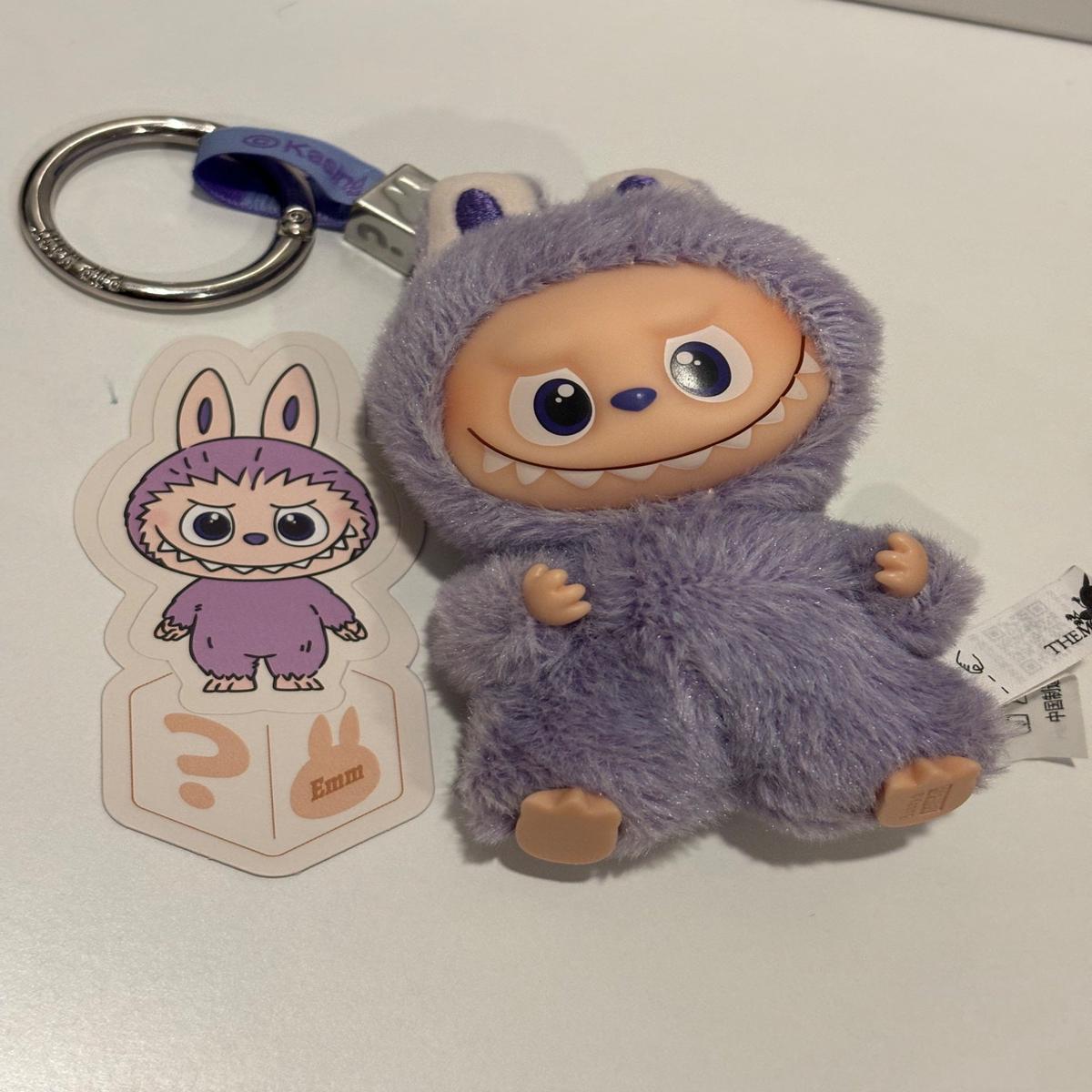 ? - The Monsters Labubu Pin for Love Plush Pendant