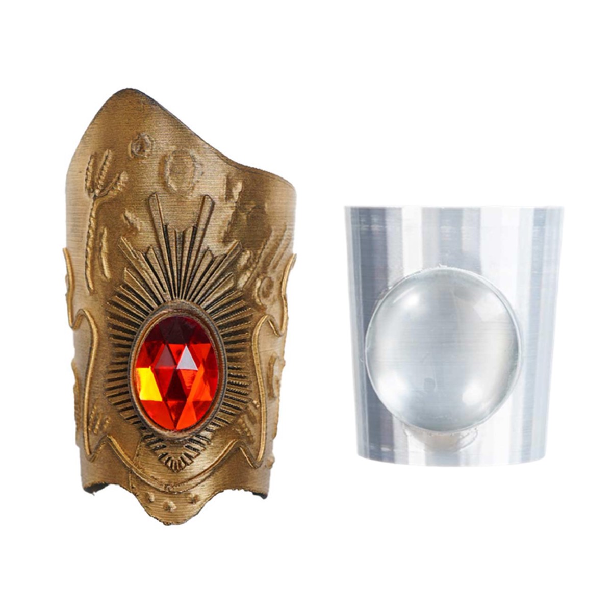 Zombies 4: Dawn of the Vampires Addison Wells Nova Bright 3D Silver Armband Halloween Carnival Party Props Accessories