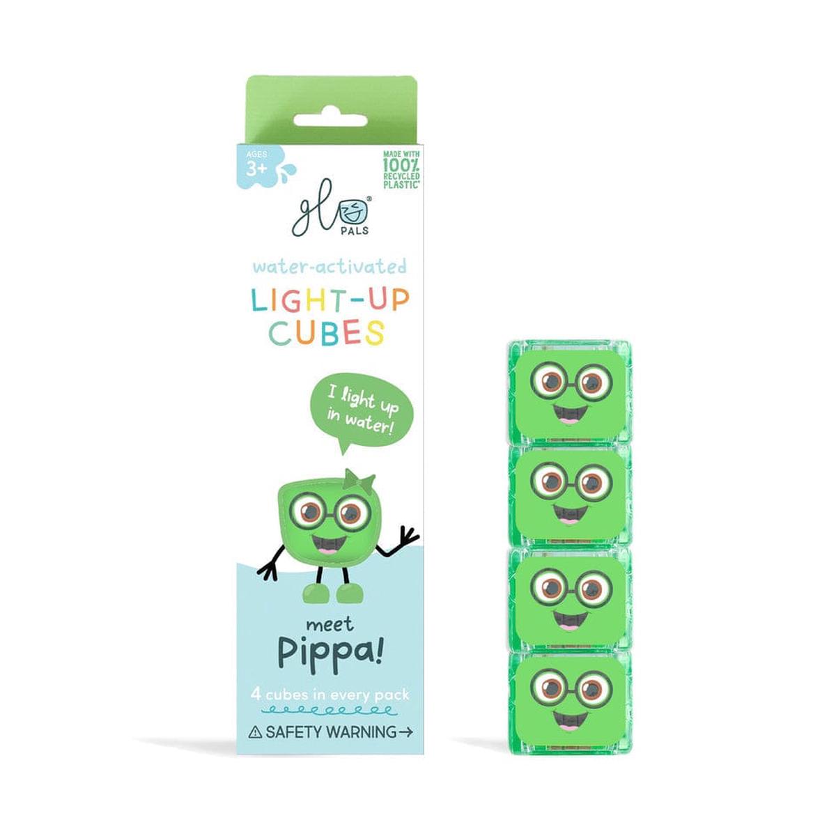 Glo Pals Light-Up Cubes 4Pack - Pippa
